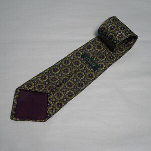J. Crew 100% Silk Necktie Geometric Psychedelic Print Event Eclectic Workwear